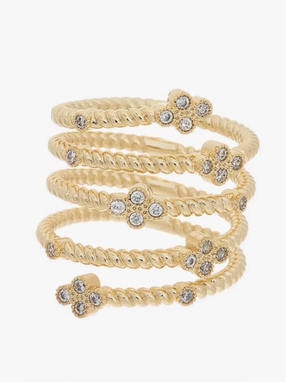Juvell Cubic Zirconia Wraparound Ring Women's Ring
